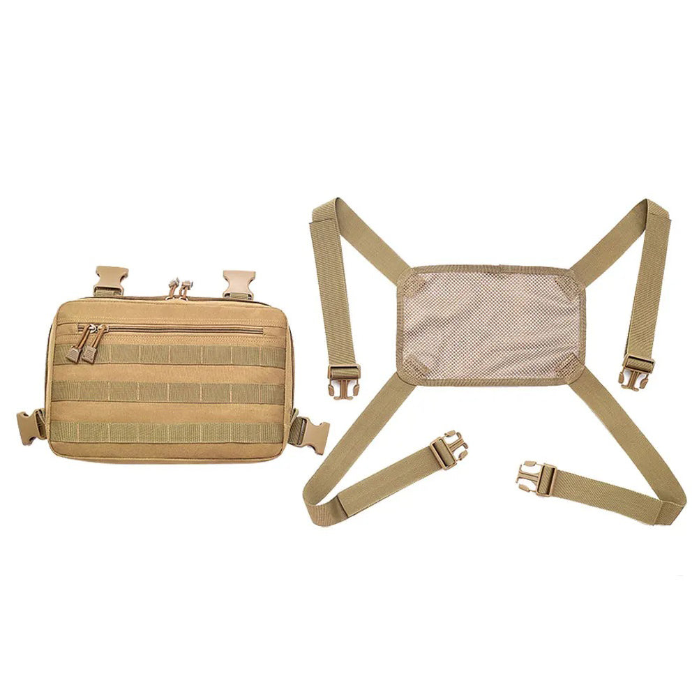 SINAIRSOFT Tactical Recon Kit Bag Molle Pouch Chest Rig Bag Multi-Purpose EDC Carry Pouches