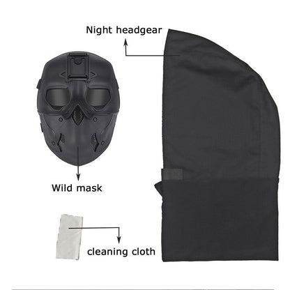SINAIRSOFT Full Face Tactical Breathable W/ Headgear Mask