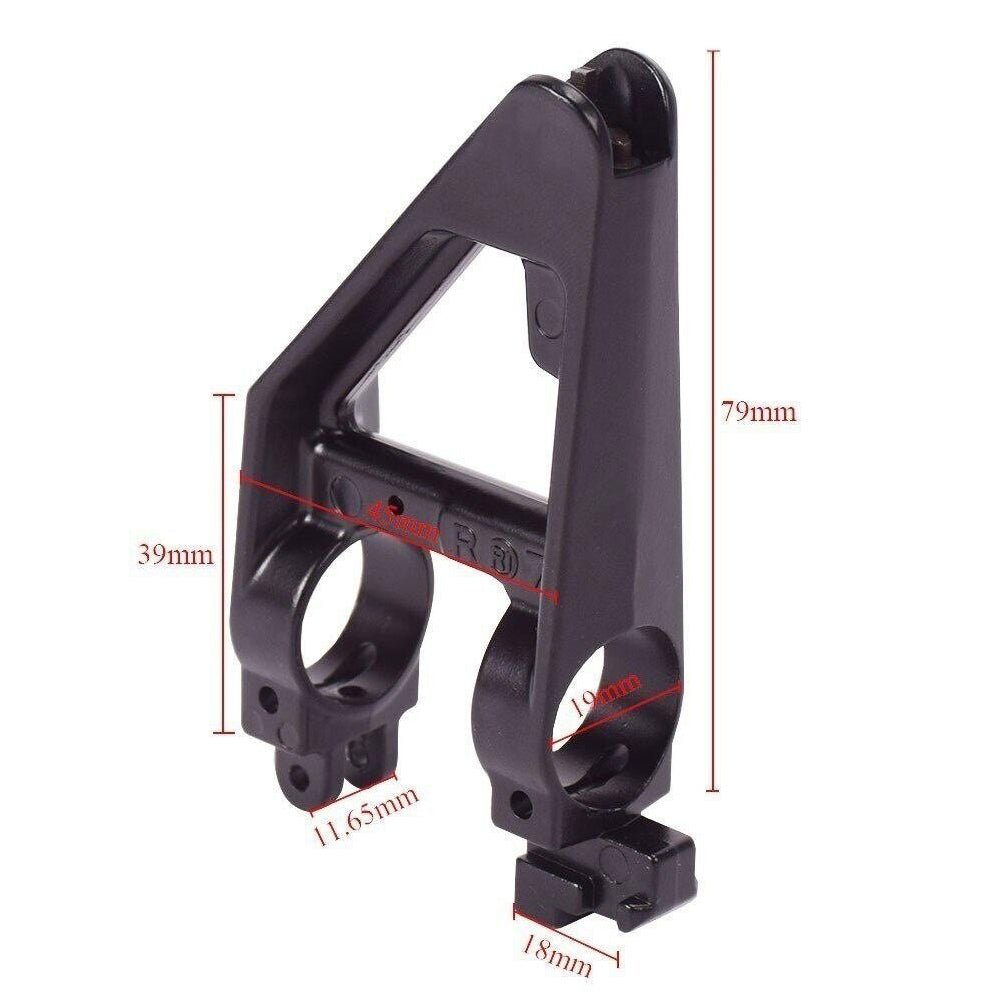 SINAIRSOFT Tactical Metal Front Triangle Sight + Sling Swivels for Airsoft Hunting M Series