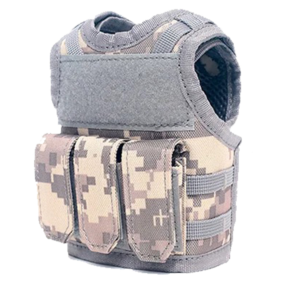 SINAIRSOFT Tactical Beer Bottle Vest Sports Mini Miniature Molle Vest