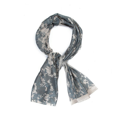 SINAIRSOFT Tactical Camo Mesh Wrap Hood Neck Scarf Sniper Face Veil Mask