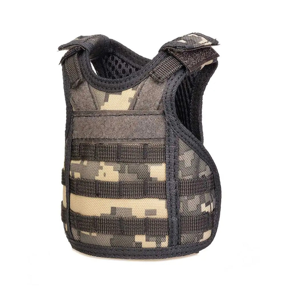 SINAIRSOFT Tactical Beer Bottle vest Cover Mini Miniature Molle Vest