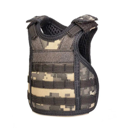 SINAIRSOFT Tactical Beer Bottle vest Cover Mini Miniature Molle Vest