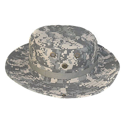 SINAIRSOFT Tactical Boonie Hat Camo Bucket Wide Brim Sun Fishing Bush Booney Cap