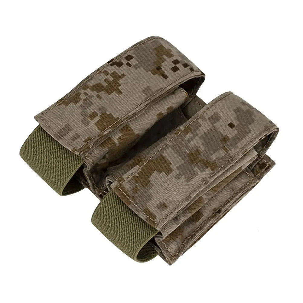 EMERSONGEAR Tactical Double Grenade Pouch 40mm MOLLE 9mm Magazine Bag