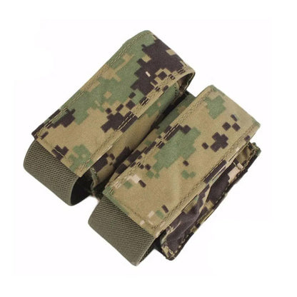 EMERSONGEAR Tactical Double Grenade Pouch 40mm MOLLE 9mm Magazine Bag