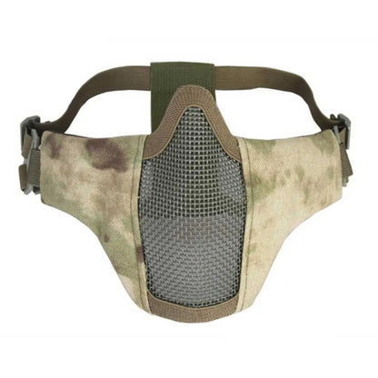 SINAIRSOFT Tactical Airsoft Mask Metal Mesh Half Face Paintball Hunting Mask