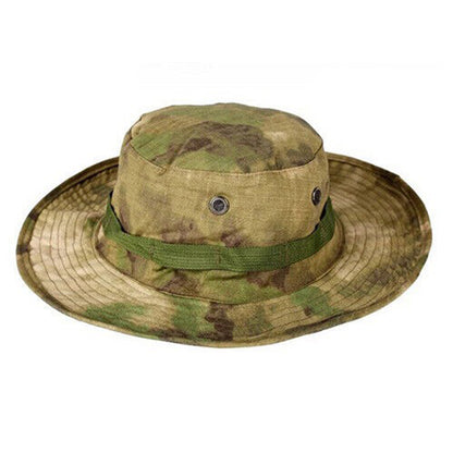 SINAIRSOFT Tactical Boonie Hat Camo Bucket Wide Brim Sun Fishing Bush Booney Cap