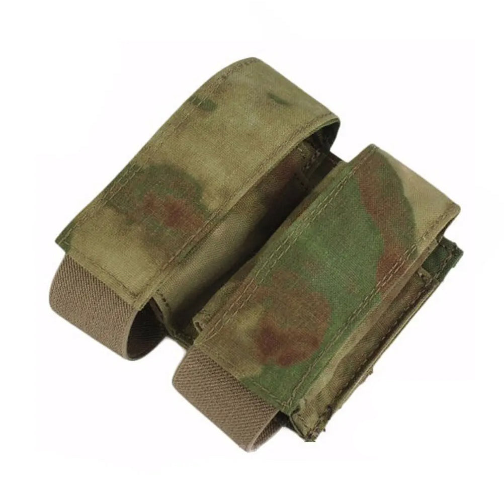 EMERSONGEAR Tactical Double Grenade Pouch 40mm MOLLE 9mm Magazine Bag
