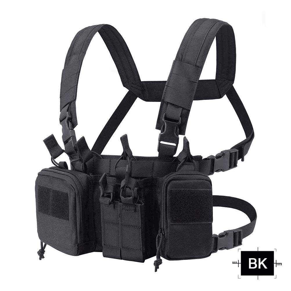 SINAIRSOFT Airsoft Tactical Chest Rig Vest Equipment Magazine Pouch