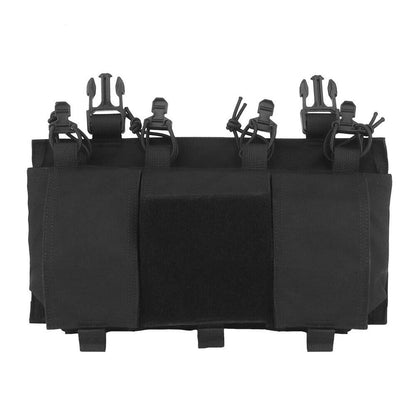 SINAIRSOFT Tactical Magazine Pouch Open Top 5.56 Rifle Mag Holder Vest Front Panel