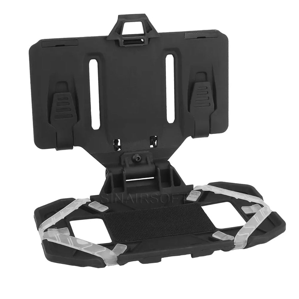 SINAIRSOFT Tactical Vest Front Folded Navigation Board Mobile Phone Holder Phone Bag