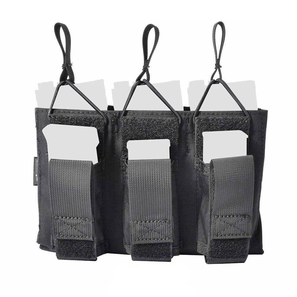 EMERSONGEAR Tactical Triple Open Top Molle Magazine Pouch