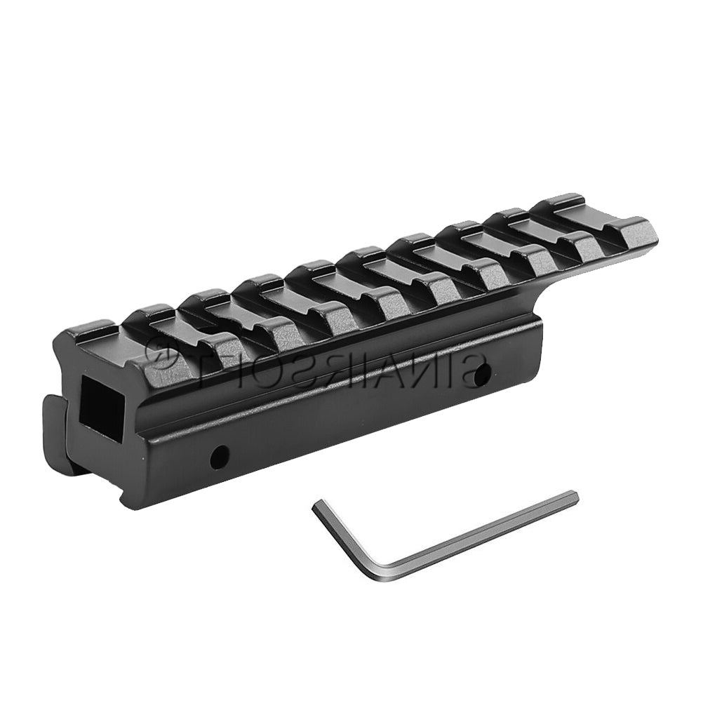 SINAIRSOFT Extend Scope Mount Dovetail 11mm to 20mm Rifle Weaver Picatinny Rail Adaper
