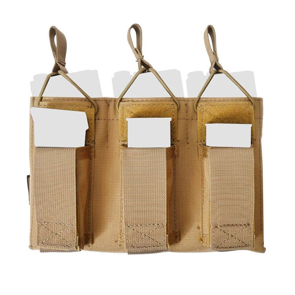 EMERSONGEAR Tactical Triple Open Top Molle Magazine Pouch