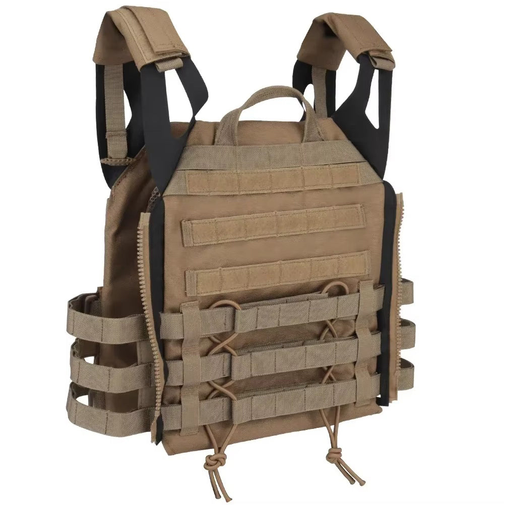 SINAIRSOFT Tactical Molle Zip-on Panel Plate Carrier Vest AVS JPC 2.0 Zip Pack Pouch Bag