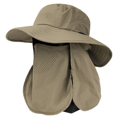 EMERSONGEAR BlueLabel Frillnecks Hat Detachable Face Mask Back Panel Cap