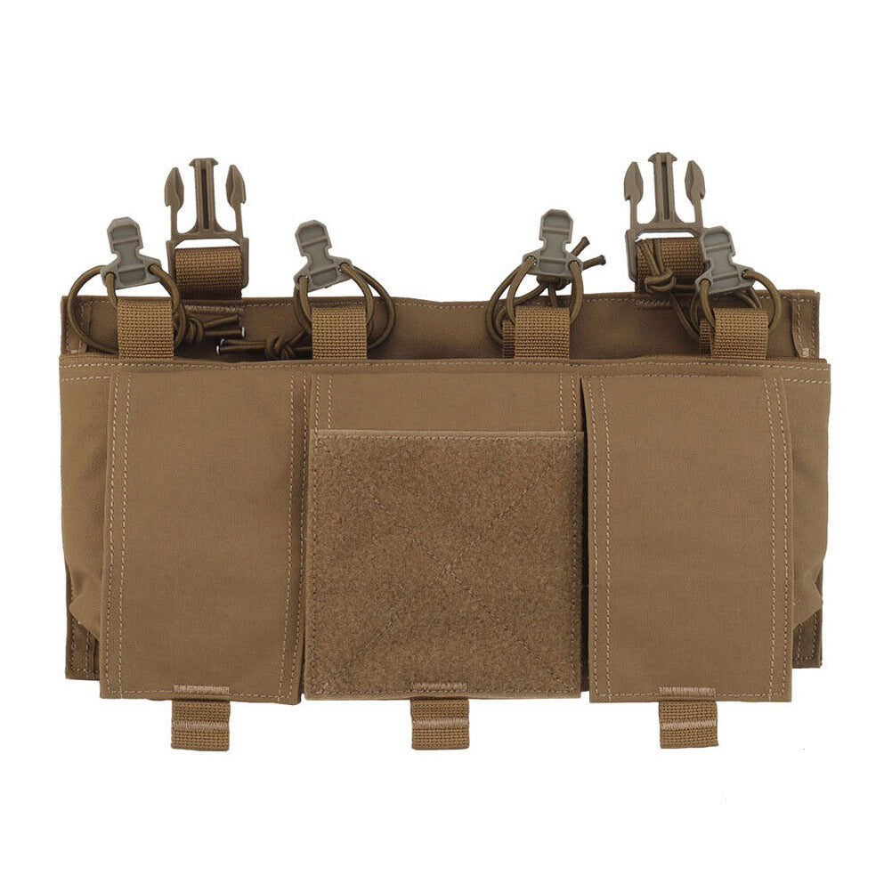 SINAIRSOFT Tactical Magazine Pouch Open Top 5.56 Rifle Mag Holder Vest Front Panel
