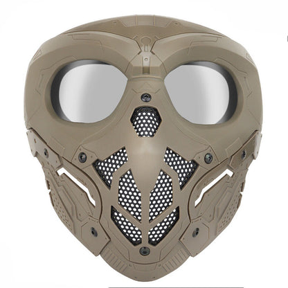 SINAIRSOFT Tactical Lurker Skull Mask Full Face Airsoft CS Protective Mask
