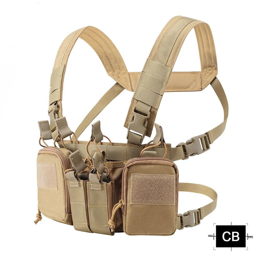 SINAIRSOFT Airsoft Tactical Chest Rig Vest Equipment Magazine Pouch