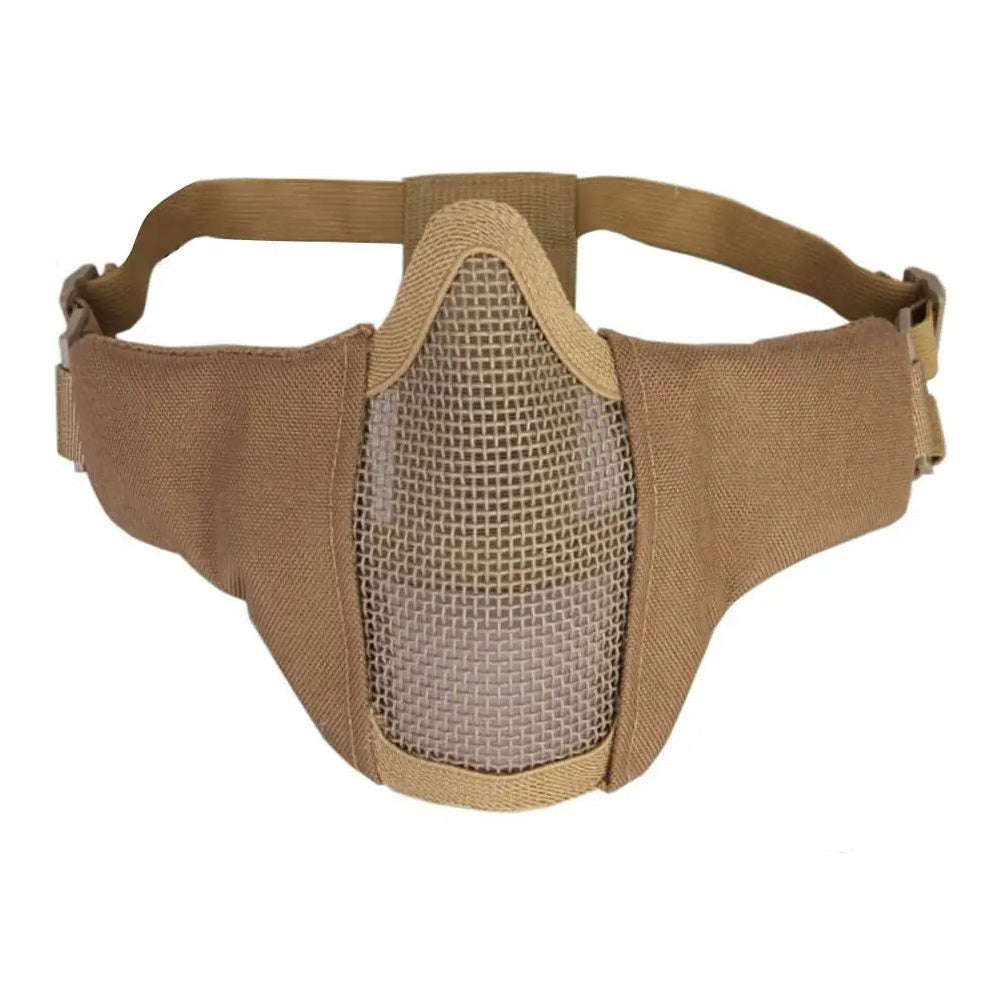 SINAIRSOFT Tactical Airsoft Mask Metal Mesh Half Face Paintball Hunting Mask