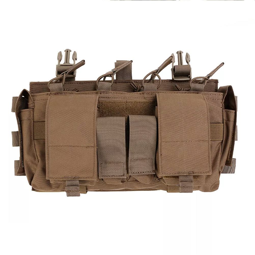 EMERSONGEAR Tactical Magazine MAG Pouch 9mm 5.56 For release buckle Vest Chest Rig