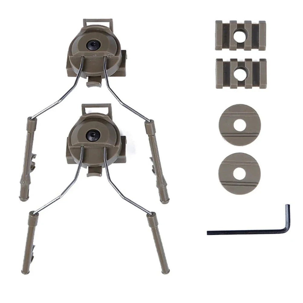 SINAIRSOFT Tactical Helmet Rail Adapter Mount Ops-Core Helmet Rail Airsoft Headset holder