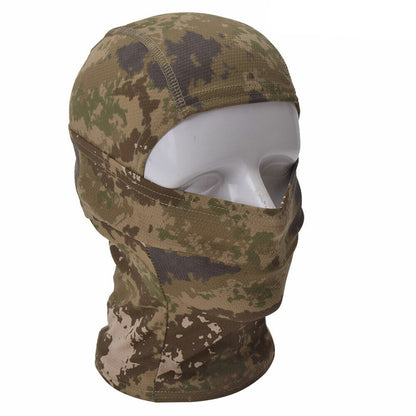 SINAIRSOFT Tactical Camo Full Hat Face Mask Neck Scarf Windproof Cycling Protect
