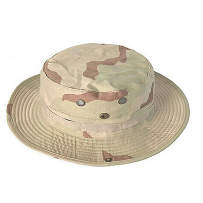 SINAIRSOFT Tactical Boonie Hat Camo Bucket Wide Brim Sun Fishing Bush Booney Cap