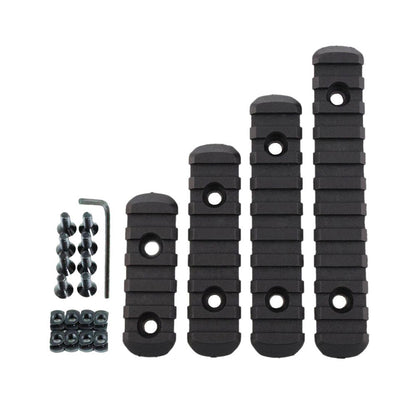 SINAIRSOFT M-Lok Rail Section 5 7 9 11 Slot Polymer Picatinny Rail M-LOK Rail 4 Pcs