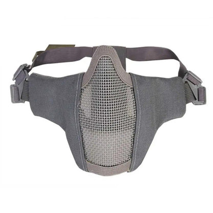 SINAIRSOFT Tactical Airsoft Mask Metal Mesh Half Face Paintball Hunting Mask