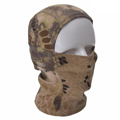 SINAIRSOFT Tactical Camo Full Hat Face Mask Neck Scarf Windproof Cycling Protect