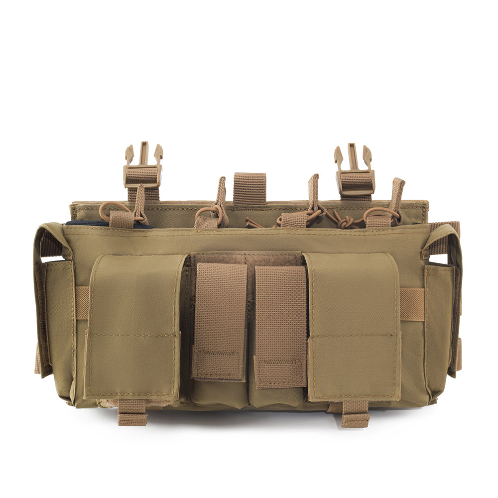 SINAIRSOFT Tactical Magazine MAG Pouch 9mm 5.56 For release buckle Vest Chest Rig