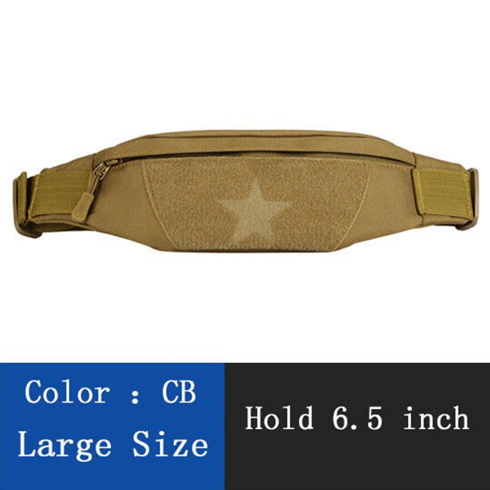 SINAIRSOFT Lightweight Belt Fanny Pack Waist Bag Camping Running Hiking Zip Bag