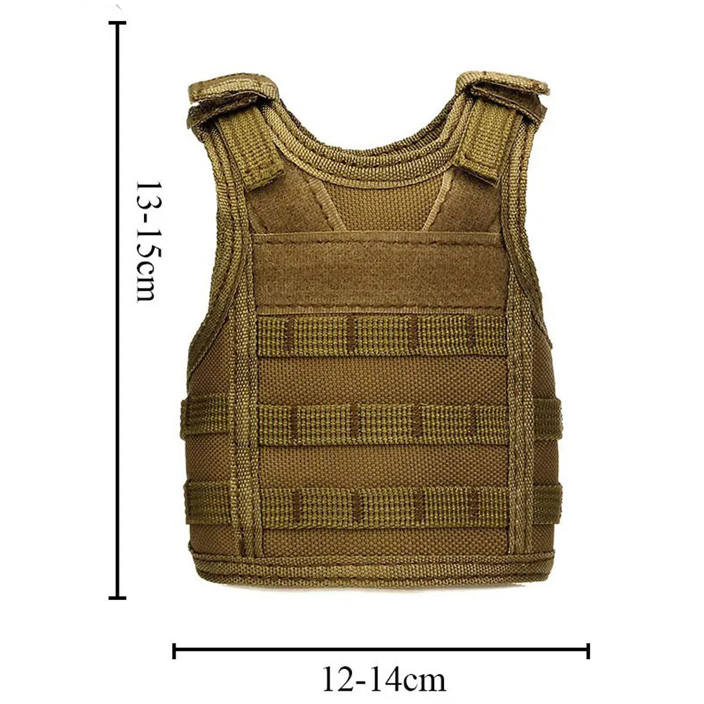 SINAIRSOFT Tactical Beer Bottle vest Cover Mini Miniature Molle Vest