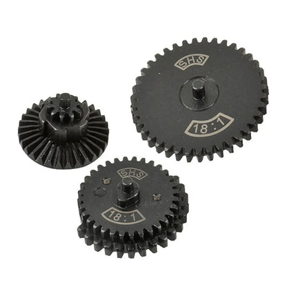SINAIRSOFT CNC Steel Cut Torque High Speed Original Gear Set for Ver.2/3 AEG EBB Gearbox