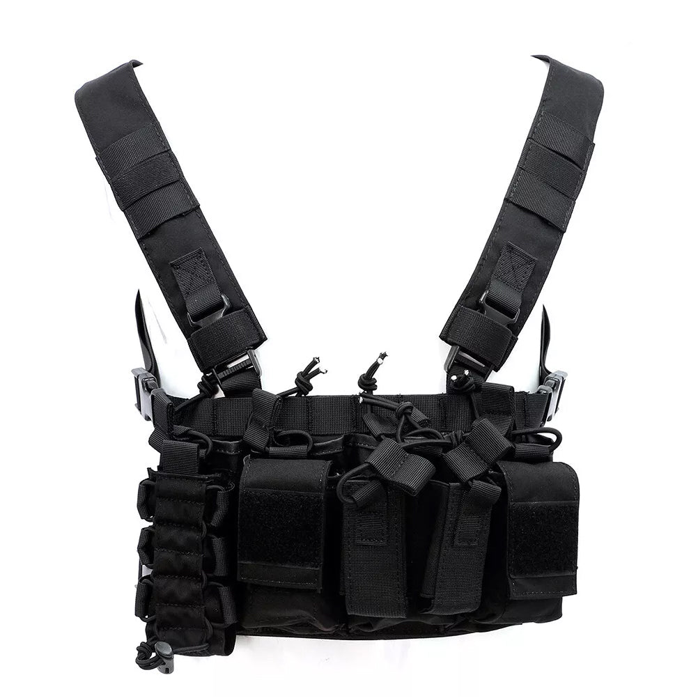 SINAIRSOFT Tactical Chest Rig Vest Harness Magazine Pouch Recon Harness