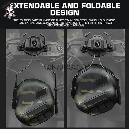 SINAIRSOFT Tactical Headset Hunting Headphone Communication earphone For Helmet