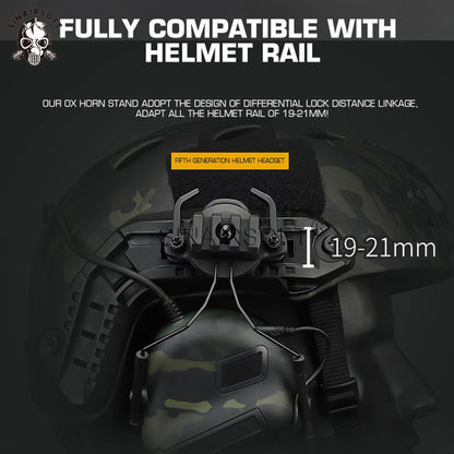 SINAIRSOFT Tactical Headset Hunting Headphone Communication earphone For Helmet