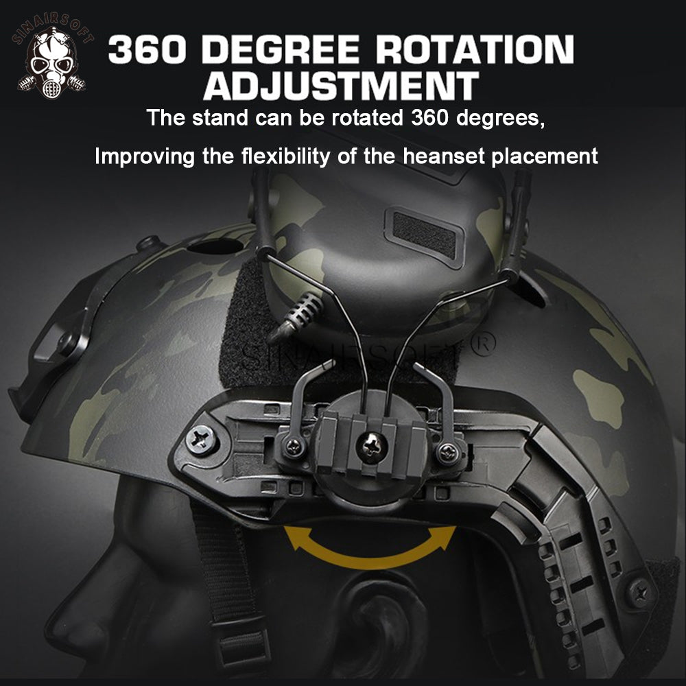 SINAIRSOFT Tactical Headset Hunting Headphone Communication earphone For Helmet