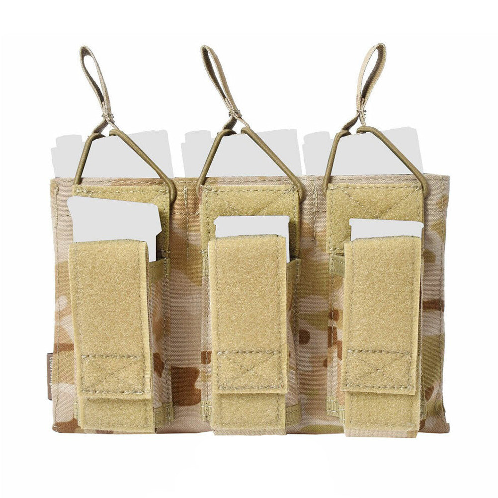 EMERSONGEAR Tactical Triple Open Top Molle Magazine Pouch