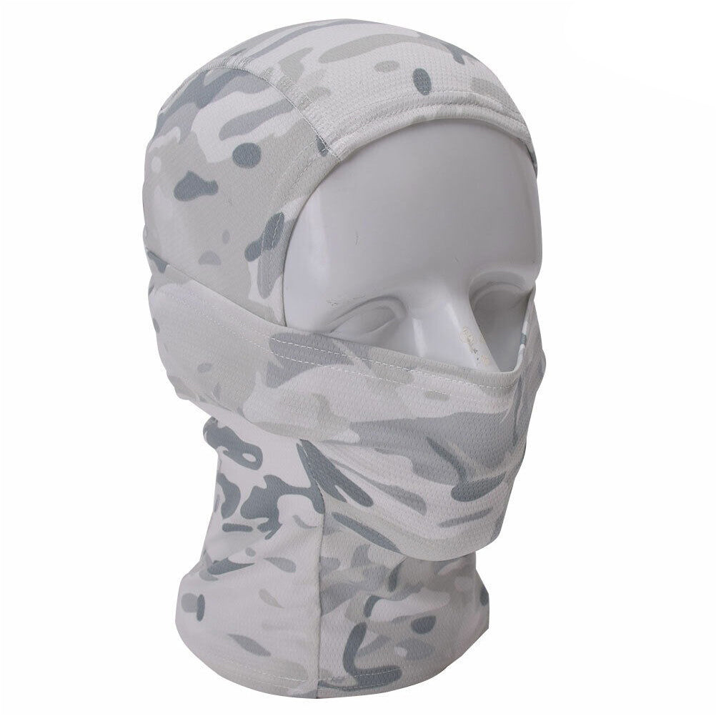 SINAIRSOFT Tactical Camo Full Hat Face Mask Neck Scarf Windproof Cycling Protect
