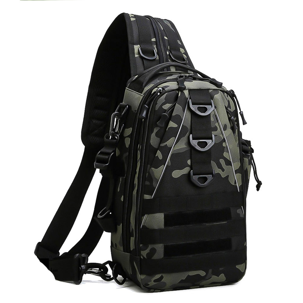 SINAIRSOFT Tactical Large Capacity Chest Bag Lightweight and Durable Crossbody Bag Backpack