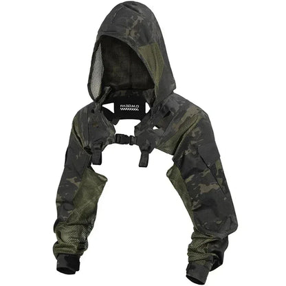 SINAIRSOFT Tactical Breathable Functional Hooded Sleeve Coat