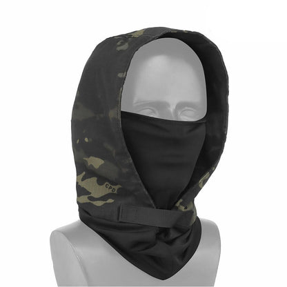 SINAIRSOFT Tactical Half Face Mask Hood Protection Halloween