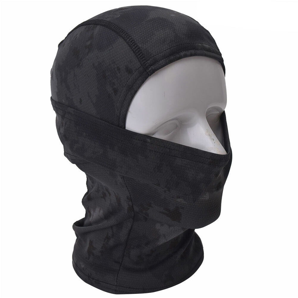 SINAIRSOFT Tactical Camo Full Hat Face Mask Neck Scarf Windproof Cycling Protect