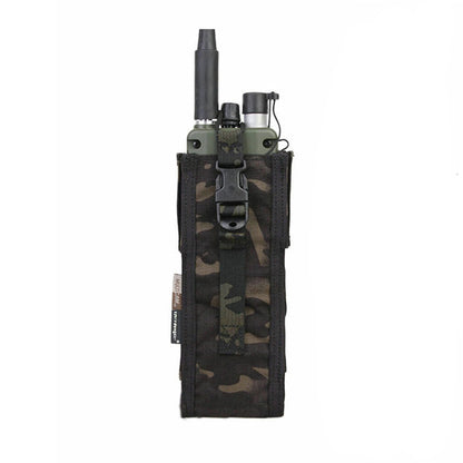 EMERSONGEAR Tactical Molle Radio Pouch Walkie Talkie Carrier Bag