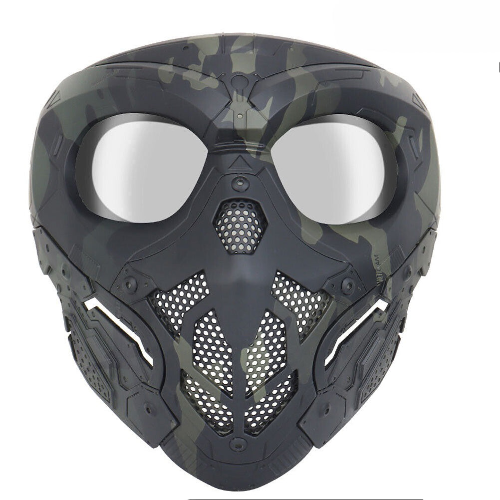 SINAIRSOFT Tactical Lurker Skull Mask Full Face Airsoft CS Protective Mask