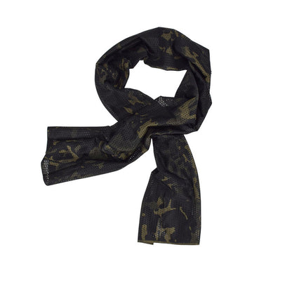 SINAIRSOFT Tactical Camo Mesh Wrap Hood Neck Scarf Sniper Face Veil Mask