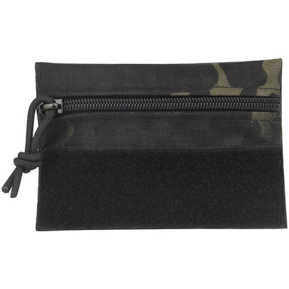 SINAIRSOFT Tactical Front Candy Pouch Zipper Pack Hook Back for Chest Rig